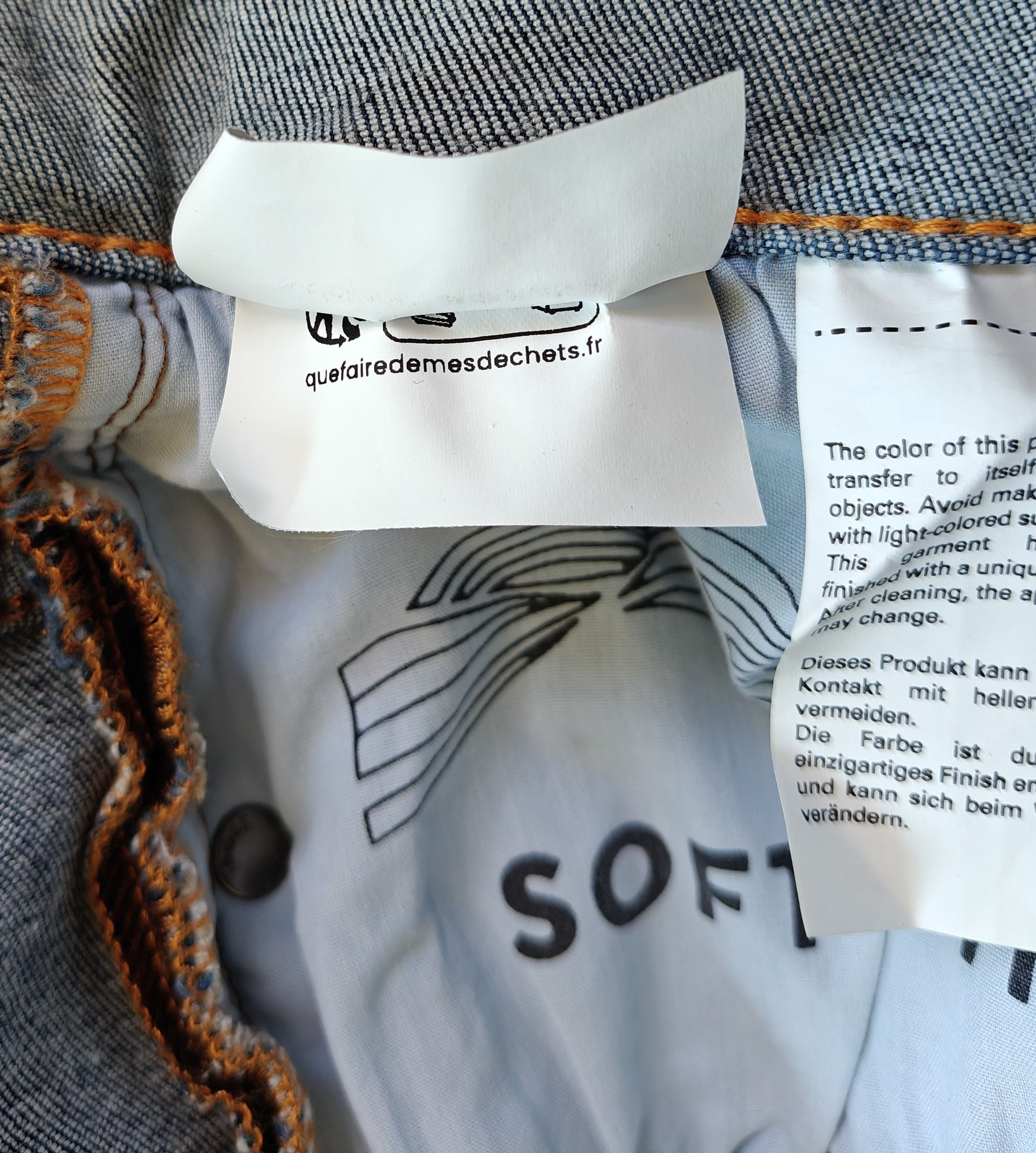 Hugo Boss HUGO BOSS RE.MAINE Regular fit Jeans Free Shipping T/6127 Size US 35 - 8 Thumbnail