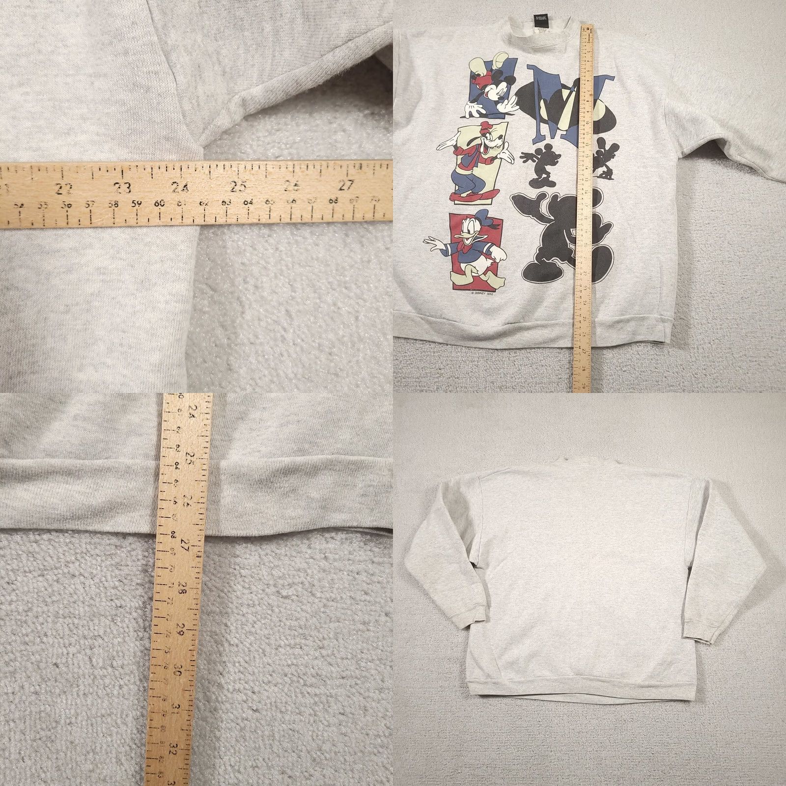 Mickey Unlimited VINTAGE Mickey Unlimited Sweatshirt Crewneck Mens Large Gray Goofy Donald USA Shirt Mens L Gray Vintage Size US L / EU 52-54 / 3 - 9 Thumbnail