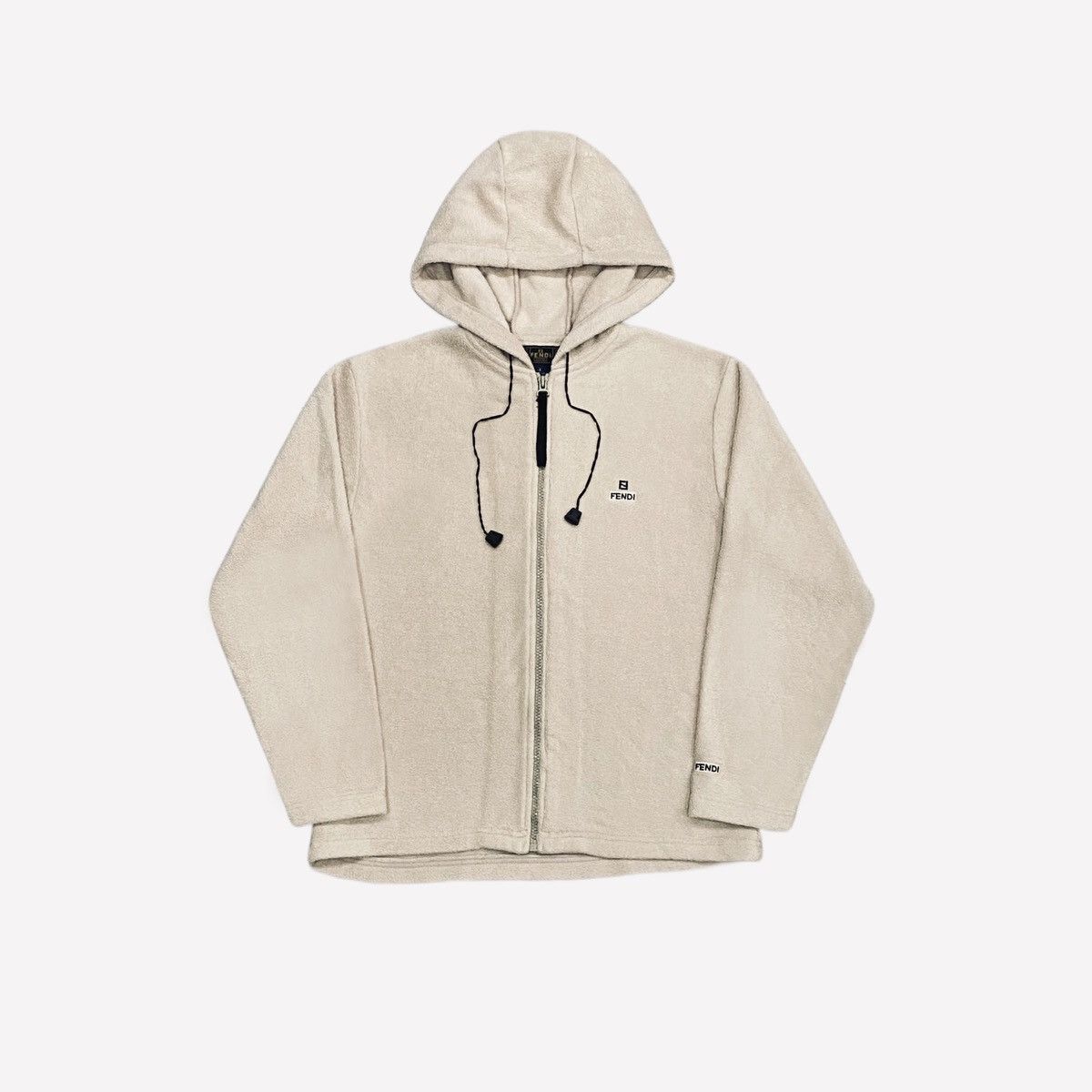 Fendi Fendi Zip Hoodie Fleece Pullover Vintage Size US S / EU 44-46 / 1 - 1 Thumbnail