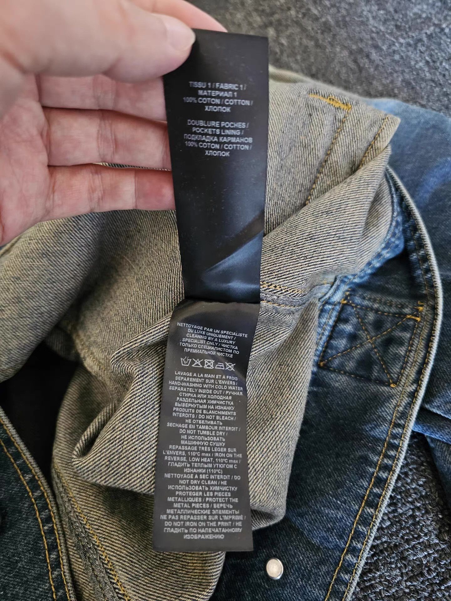 Balmain Balmain Denim Jacket Size US XL / EU 56 / 4 - 7 Thumbnail