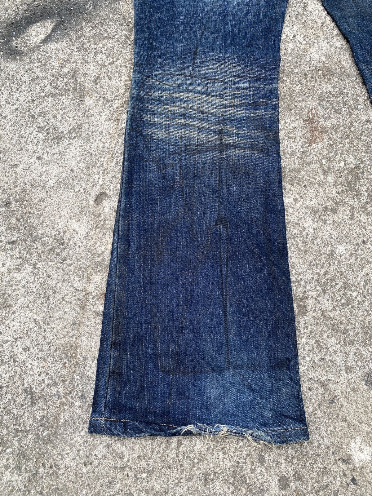 Jack Rose Japan Claws Mark Design Flare Denim