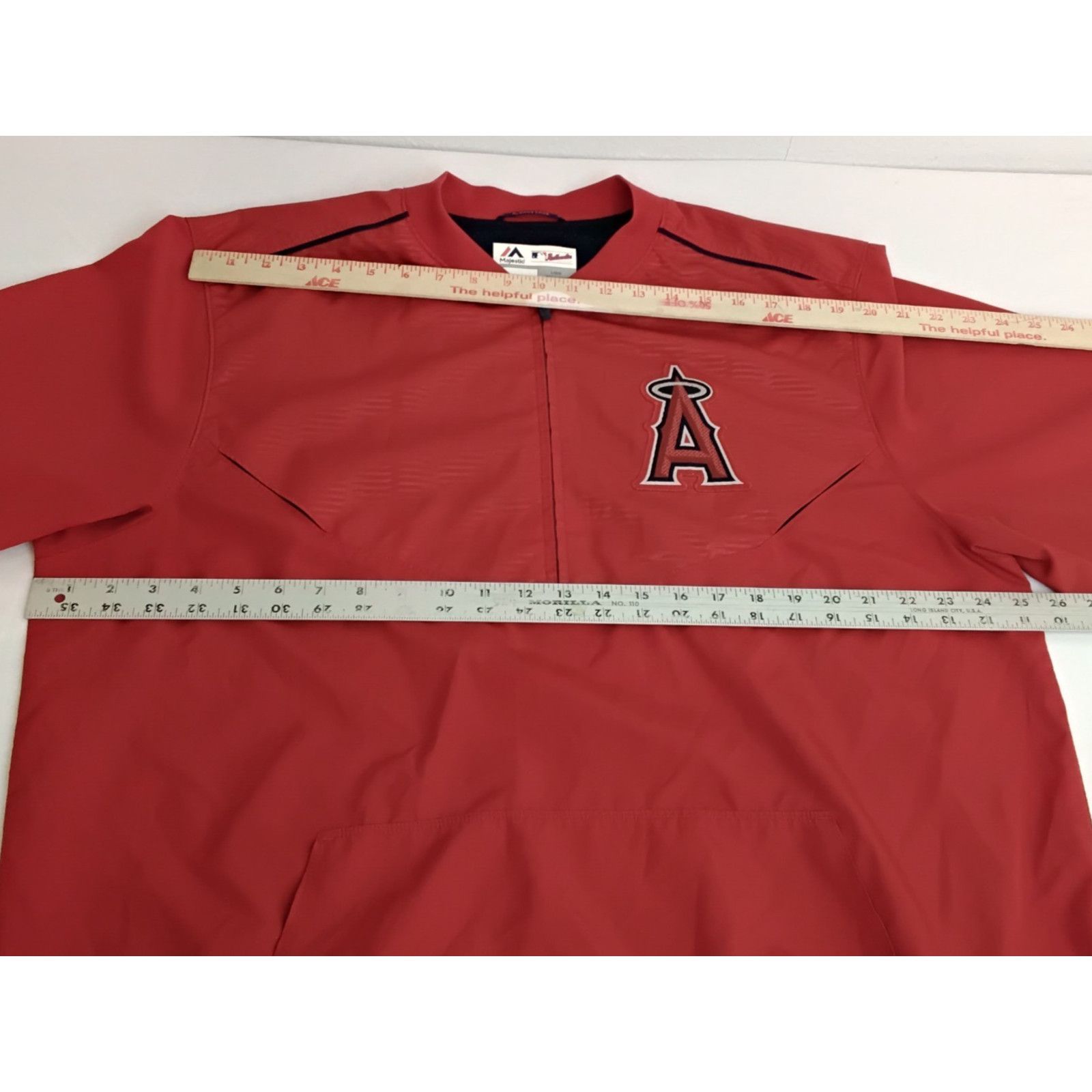 Majestic MLB Los Angeles Angles Majestic Windbreaker Men's L Red Size US L / EU 52-54 / 3 - 8 Thumbnail