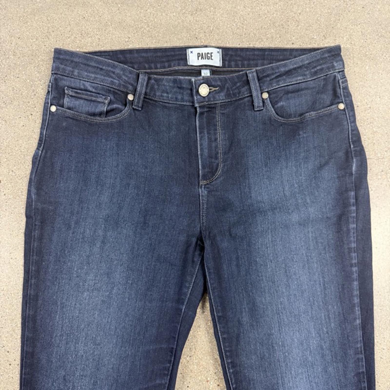 Paige NWOT Paige Skyline Skinny Jean Premium Denim Dark Wash - 32 Size 32" / US 10 / IT 46 - 6 Thumbnail