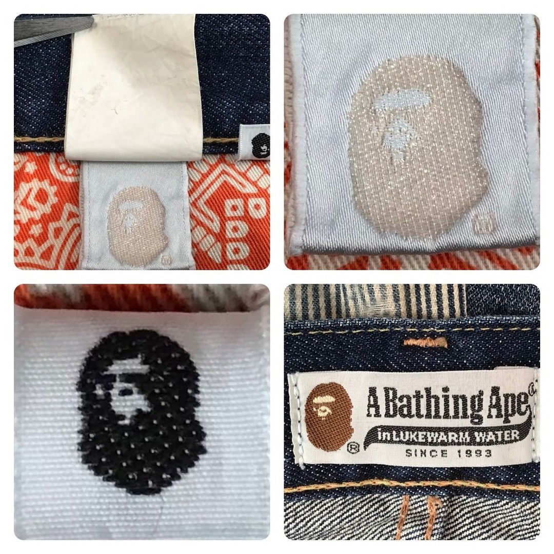 Bape × Nigo BAPE DAMAGE DENIM PANTS ABC camo a bathing ape ★size L Size US 34 / EU 50 - 10 Thumbnail