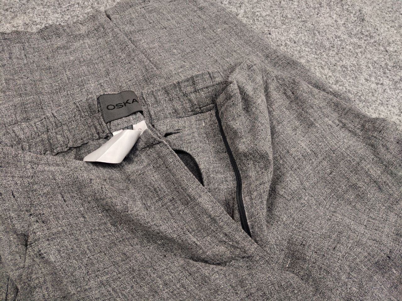 OSKA Oska germany Design Gray Linen Trouser Baggy Pants Size 28" / US 6 / IT 42 - 14 Thumbnail