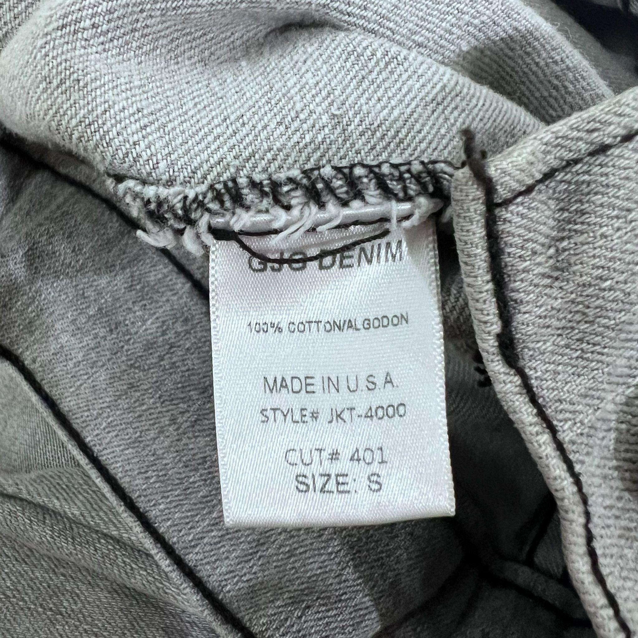 Other Wake Pray Slay Gradient Gray Distressed Denim Jacket Size US S / EU 44-46 / 1 - 7 Thumbnail
