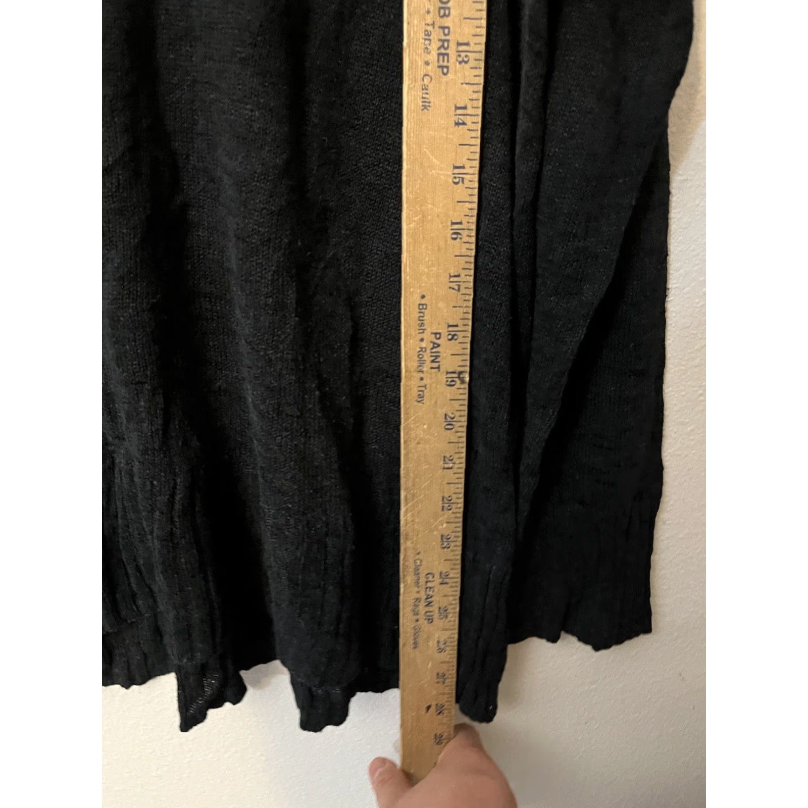 Banana Republic Banana Republic Solid Ramie Rayon Knit Sweater Large Black Ribbed Women Pullover Knit Shirt/Ribbed Viscose Blend Black Knit 90s Theme Rose Size L / US 10 / IT 46 - 5 Thumbnail