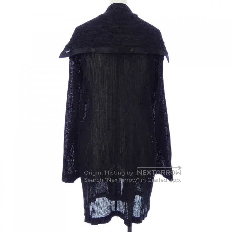 Issey Miyake Issey Miyake Vertical Pleated Sheer Cardigan Size M / US 6-8 / IT 42-44 - 2 Thumbnail