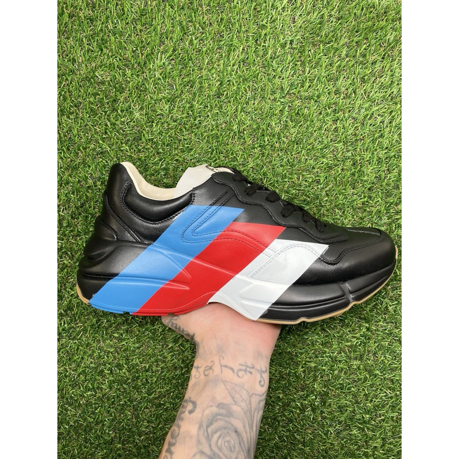 Gucci Size 5.5 G (6 US) - Gucci Rhyton ' Web Print ' | BRAND NEW! Size US 6 / EU 39 - 2 Thumbnail