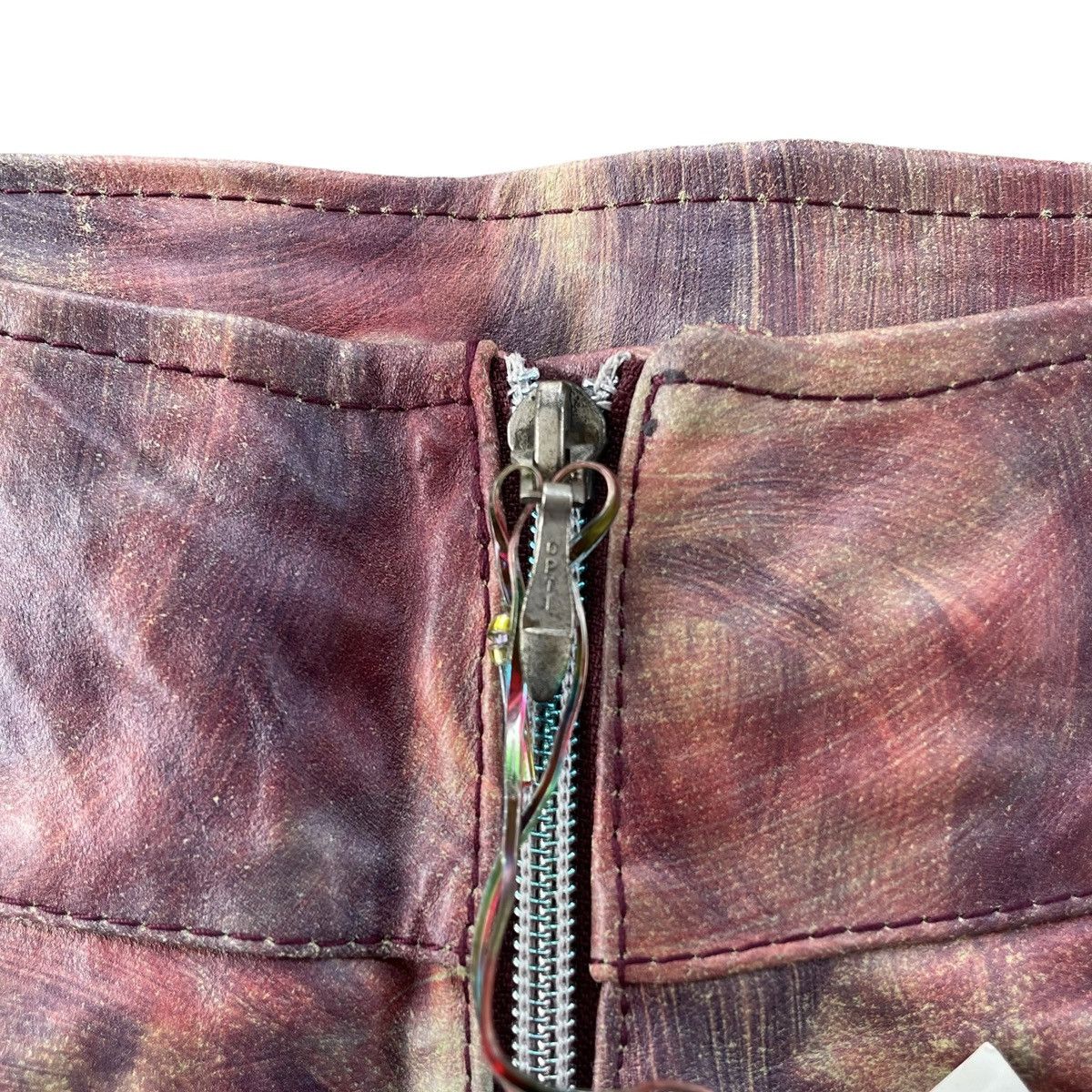 Missoni 2000s Missoni Multicolor Flare Leather Pants Size US 29 - 4 Thumbnail