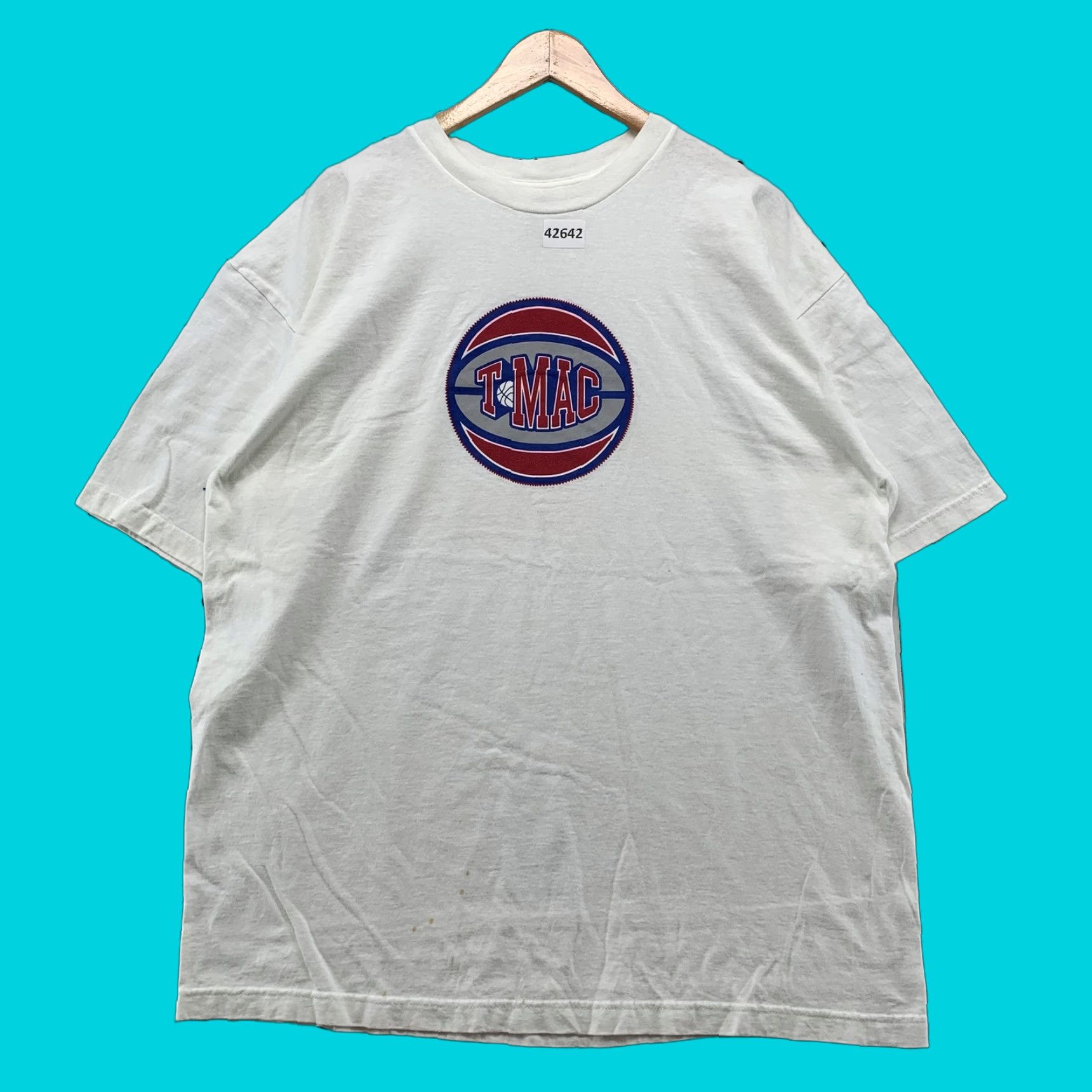 Adidas VTG Adidas T MAC Shirt White XL Mens Short Sleeve Basketball - Adult Size XL - White Crew Neck Tee Size US XL / EU 56 / 4 - 1 Thumbnail