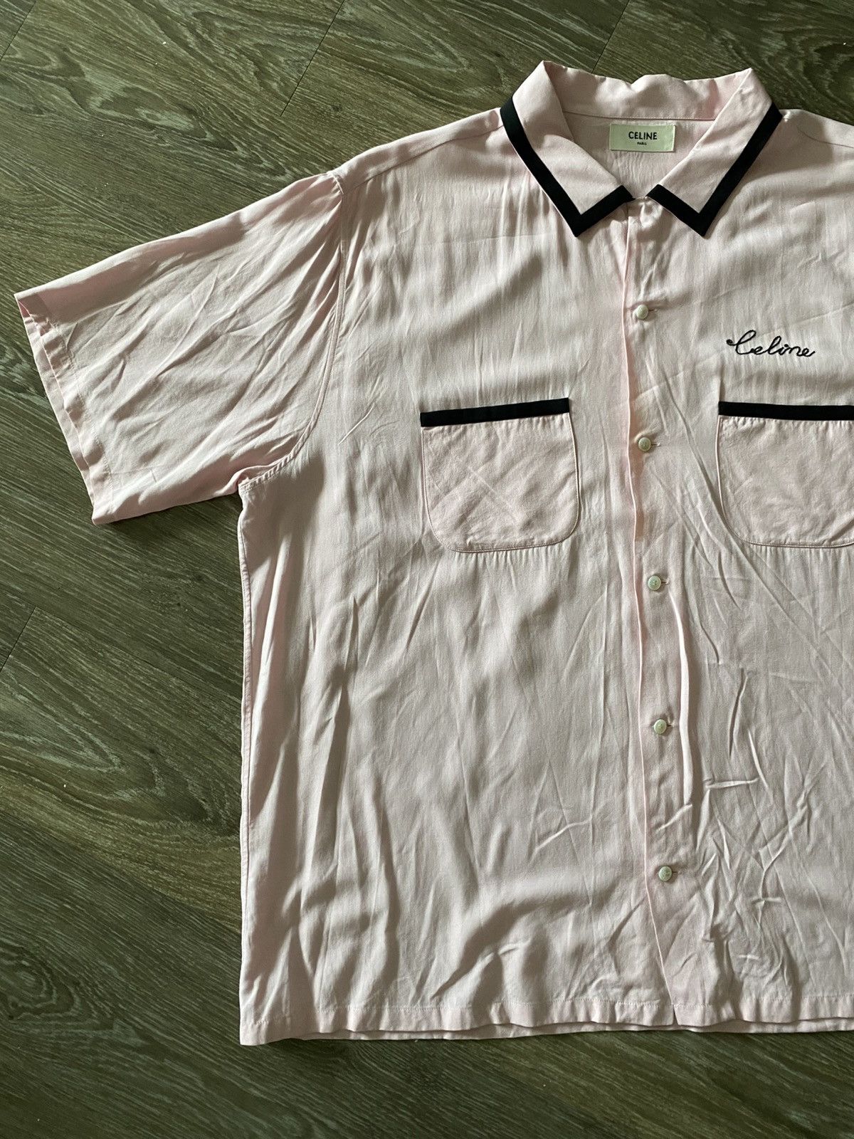 Celine Celine 1960 Chain Stitched Inspired Button Up Size US XXL / EU 58 / 5 - 3 Thumbnail