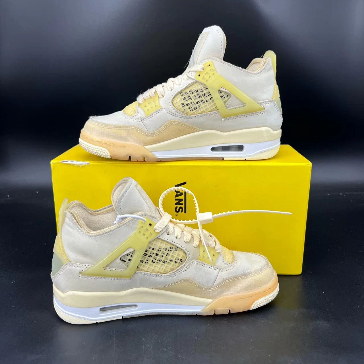 Nike AJ4 White Sail 37.5 Worn 3x Like New Size US 6.5 / IT 36.5 - 3 Thumbnail