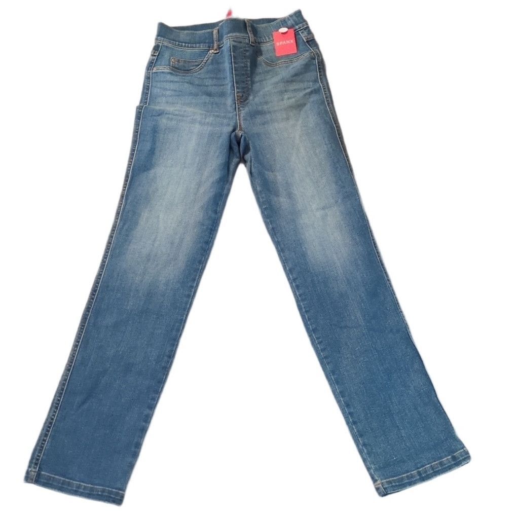 Spanx Spanx Vintage Indigo Straight Leg Pull On Jeans Size S Tall Size 27" / US 4 / IT 40 - 2 Thumbnail