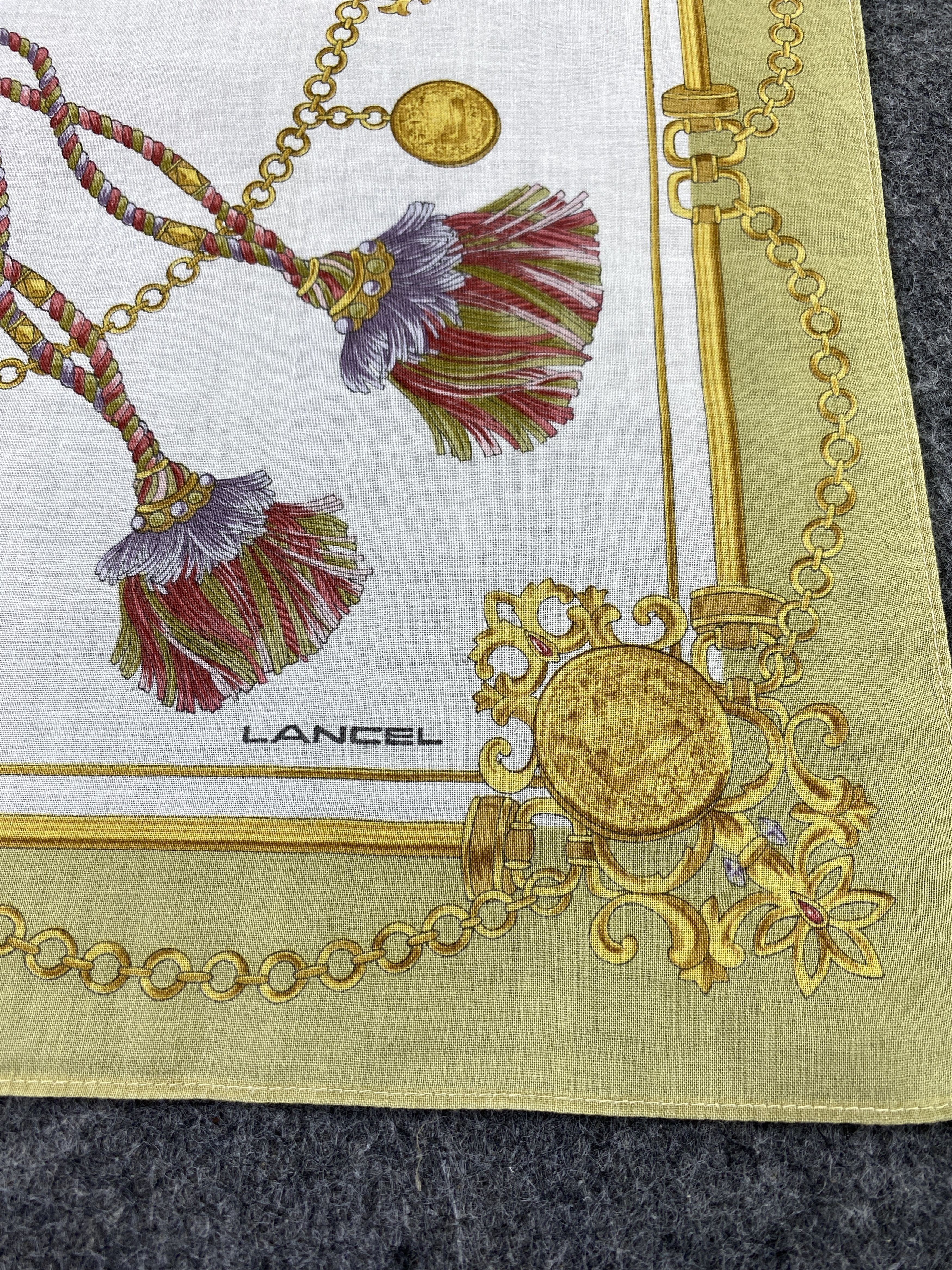 Lancel Lancel Handkerchief / Bandana / Neckerchief-B459 Size ONE SIZE - 5 Thumbnail