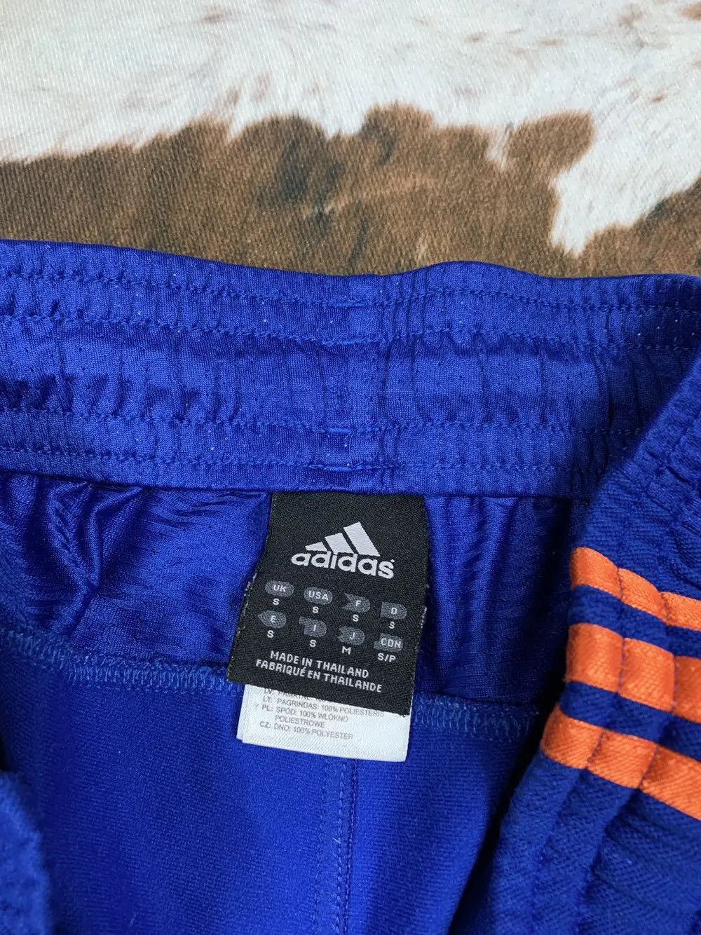 Adidas × Vintage Adidas NBA NYK Track Pants Size S Baggy Vintage Style Size US 30 / EU 46 - 8 Thumbnail