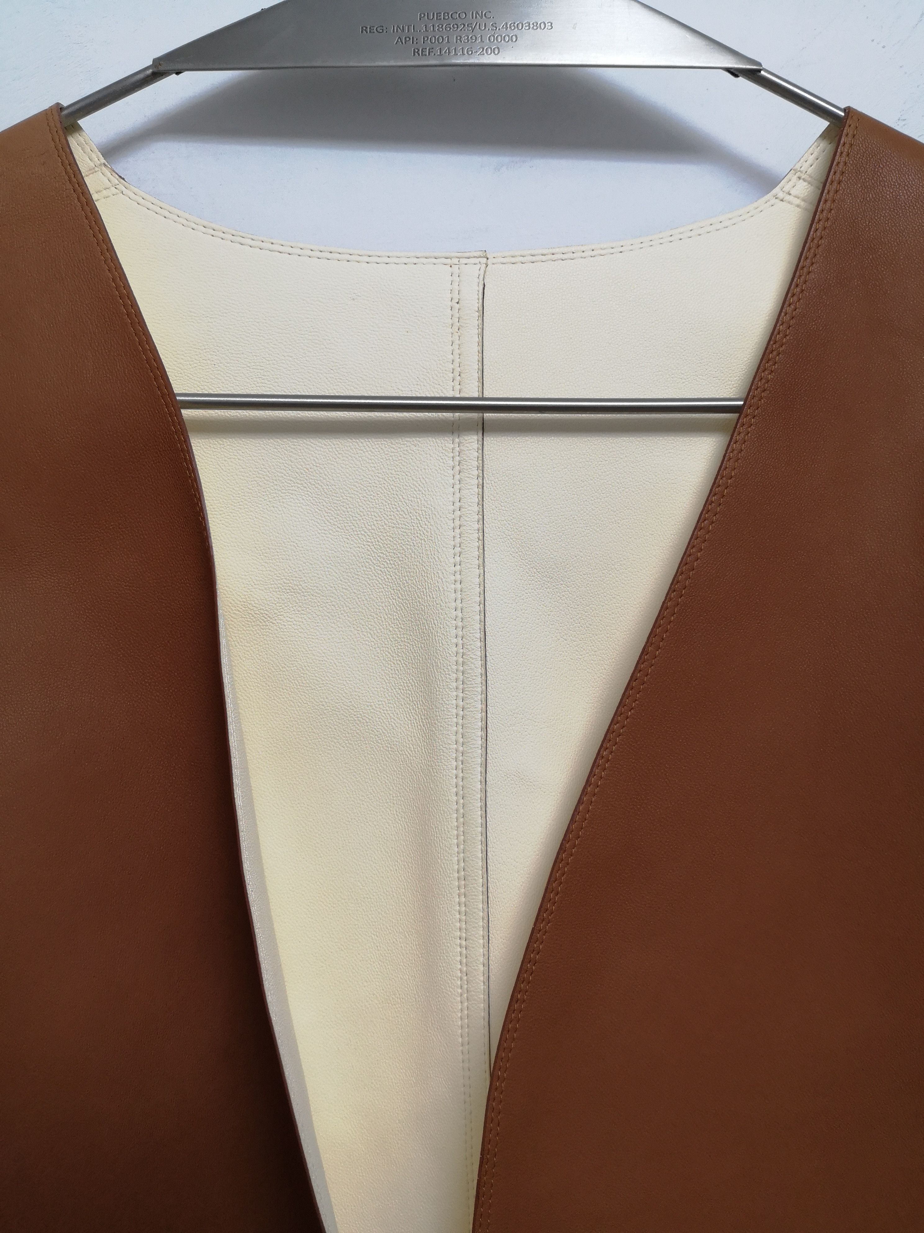 Loro Piana Reversible Touch Bonded Nappa Leather Kimono Style Jacket Size M / US 6-8 / IT 42-44 - 5 Thumbnail