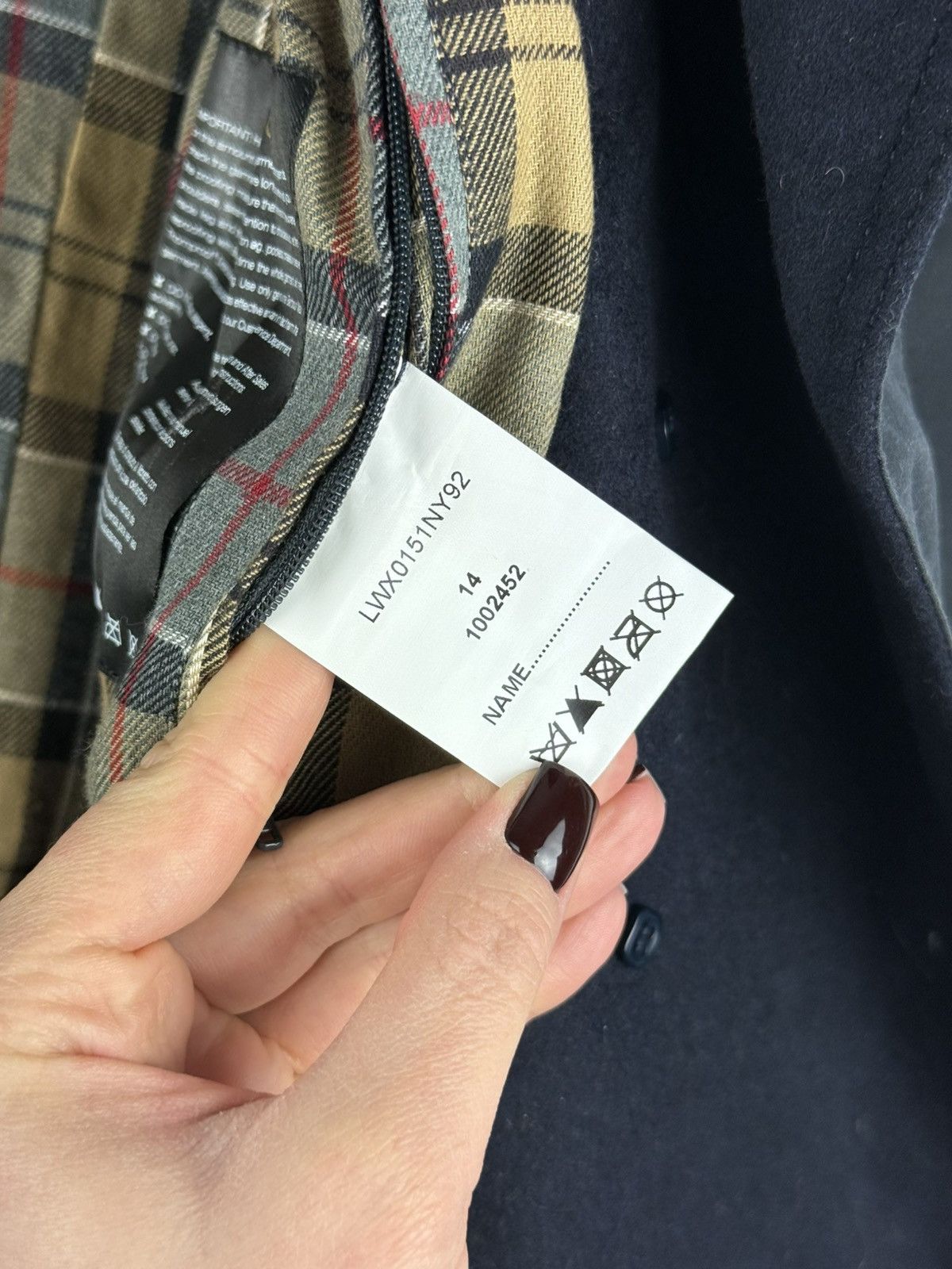 Barbour Barbour Ladies Wax Waxed Cotton Double Breasted Trench Coat Size L / US 10 / IT 46 - 25 Thumbnail