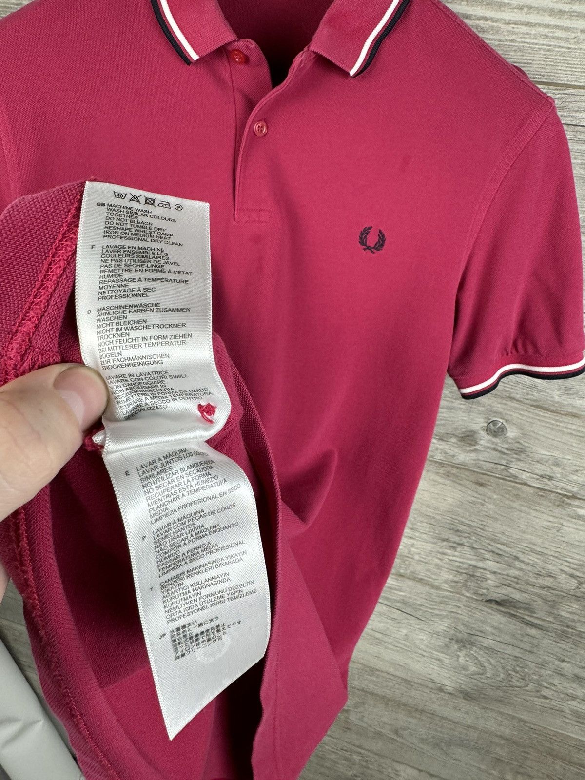 Fred Perry Polo 👕 Fred Perry Short-sleeved T-shirt Size M Size US M / EU 48-50 / 2 - 4 Thumbnail