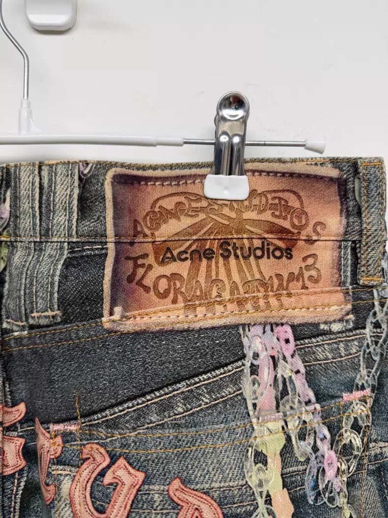 Acne Studios Acne Studios 1981M Distressed Washed Candy Chain 3D Printe Size US 30 / EU 46 - 3 Thumbnail