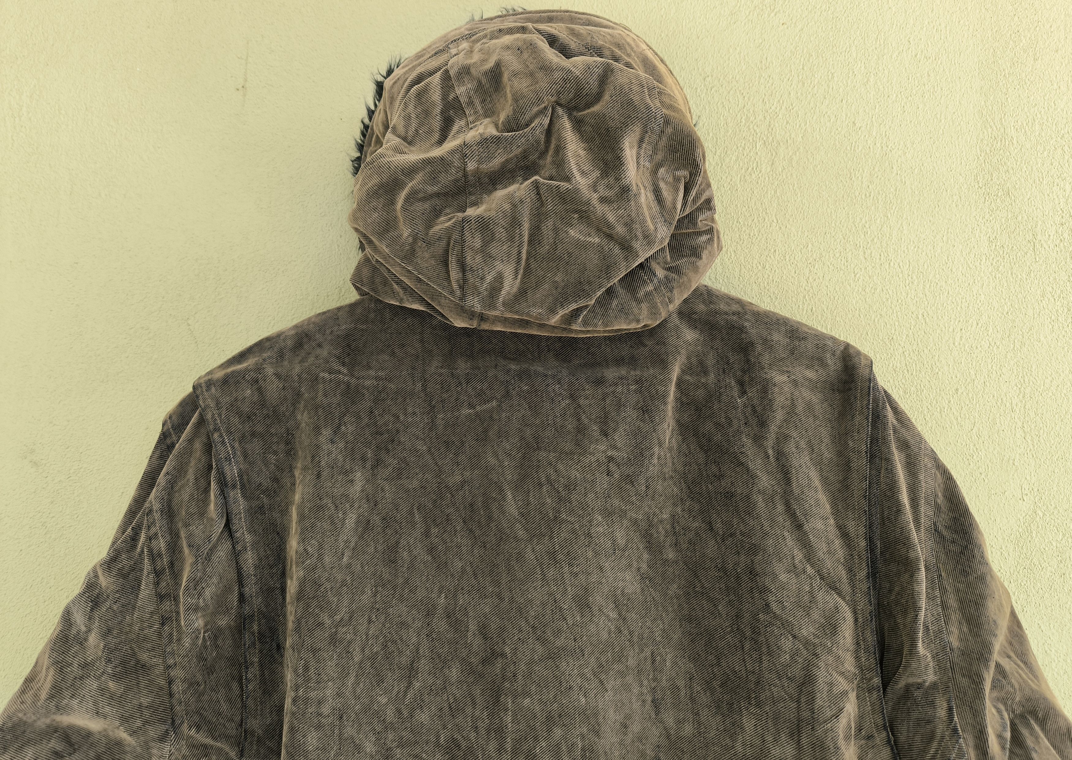 In The Attic IN THE ATTIC fur hoodie distressed waxed jacket Size US L / EU 52-54 / 3 - 10 Thumbnail