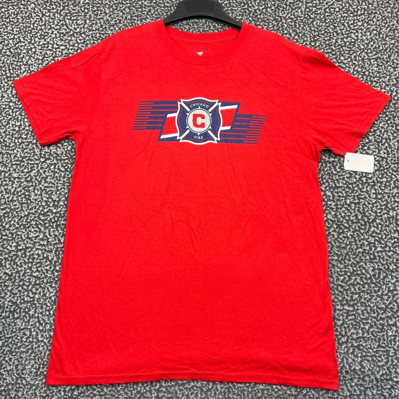 Other Chicago Fire Shirt Men Short Sleeve Crew Neck Cotton New L Size US L / EU 52-54 / 3 - 1 Thumbnail