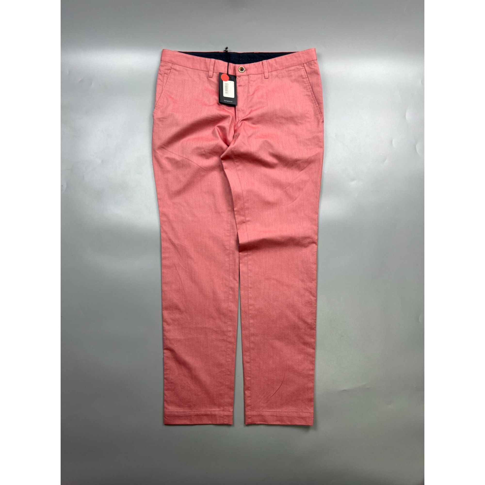 Hugo Boss Hugo Boss Pink Cotton Chino Pants (Y0825) Size US 34 / EU 50 - 1 Thumbnail