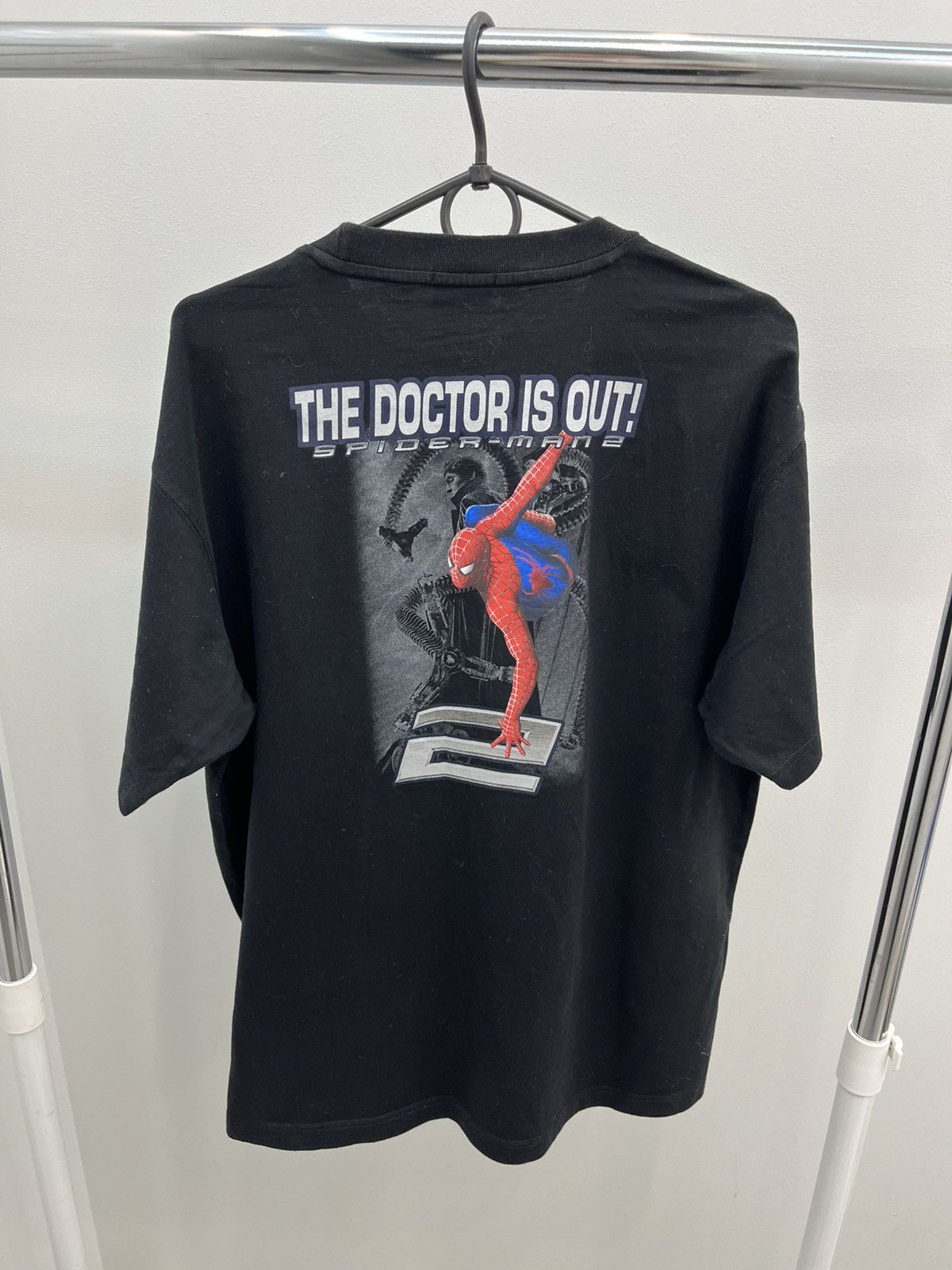 Marvel Comics Vintage Spider Man 2 Promo 2004 The Doctor Is Out T-shirt Size US XL / EU 56 / 4 - 2 Thumbnail