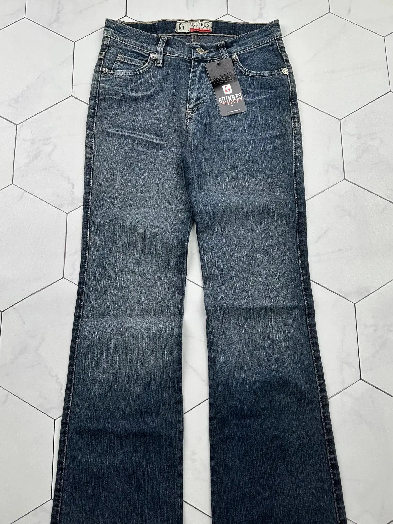Japanese Brand Vintage Flare Jeans (B531)E2 Size 27" / US 4 / IT 40 - 2 Thumbnail