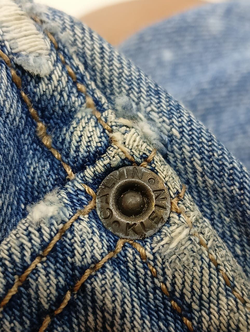 Calvin Klein vintage Calvin klein distressed denim made in USA 3375 Size US 29 - 10 Thumbnail