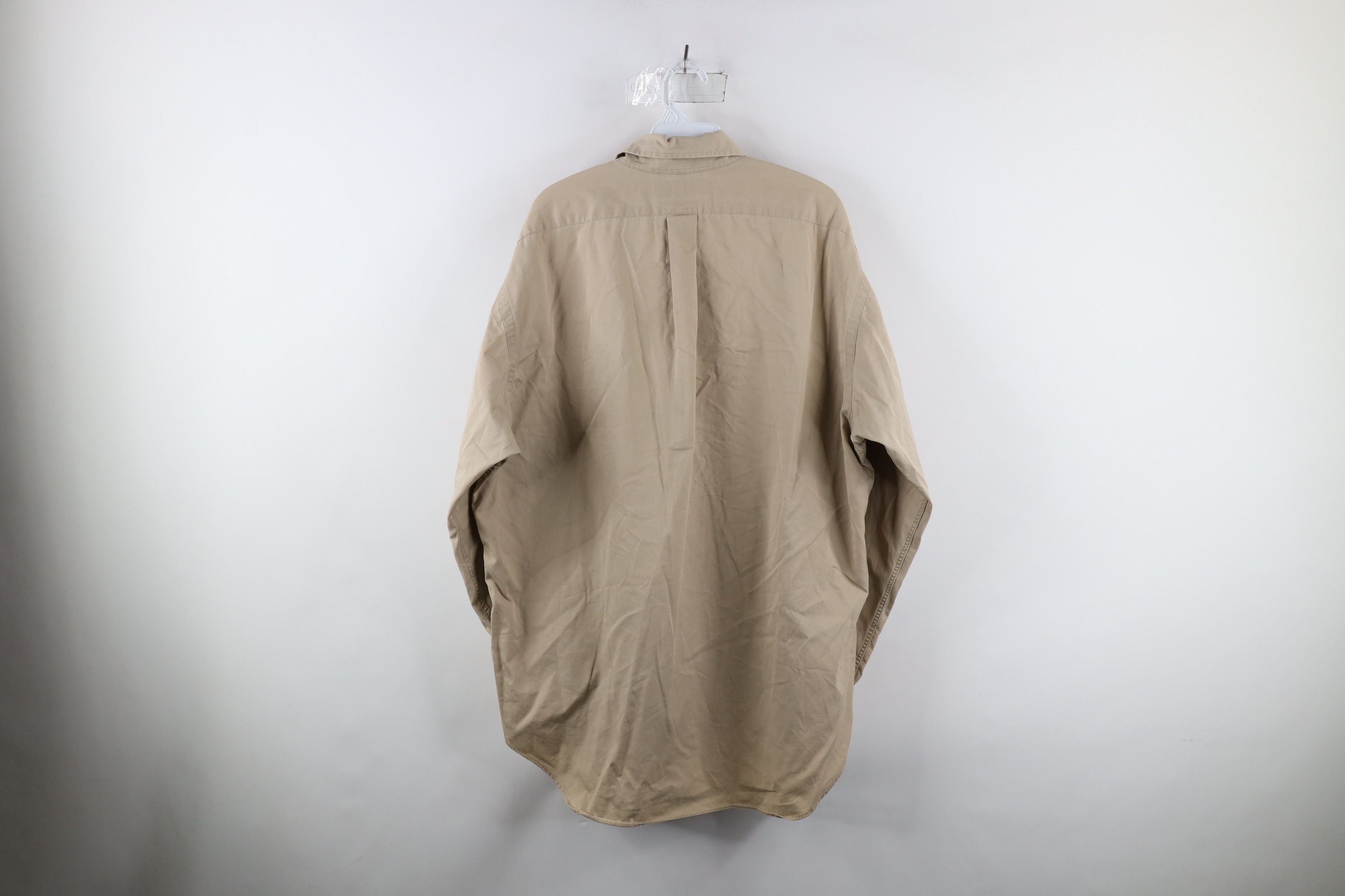Polo Ralph Lauren Vintage 90s Ralph Lauren Fit Button Down Shirt Beige USA Size US L / EU 52-54 / 3 - 9 Thumbnail