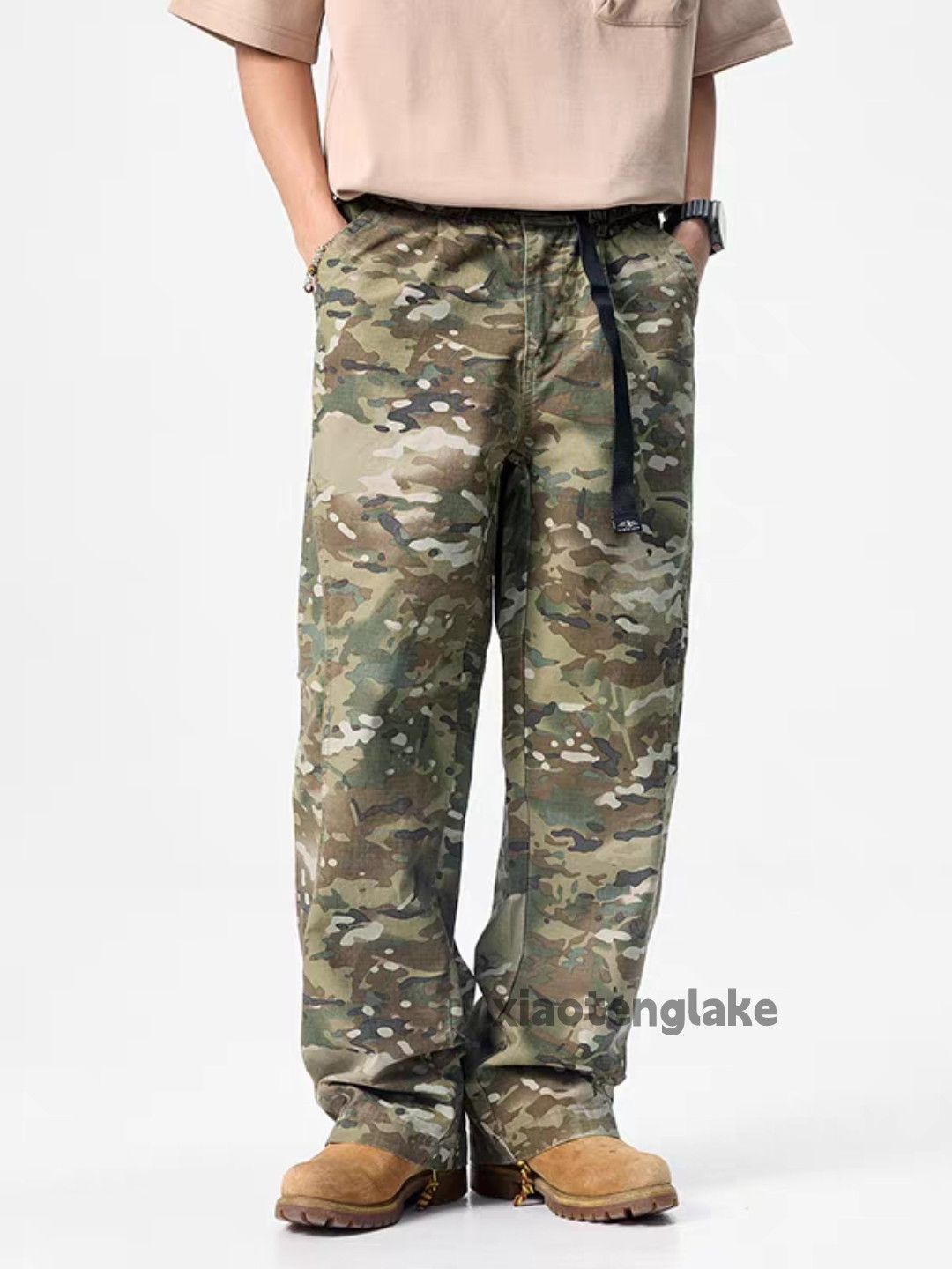 Vintage xz utility skate hiphop loose baggy camo cargo pants Size US 32 / EU 48 - 1 Thumbnail