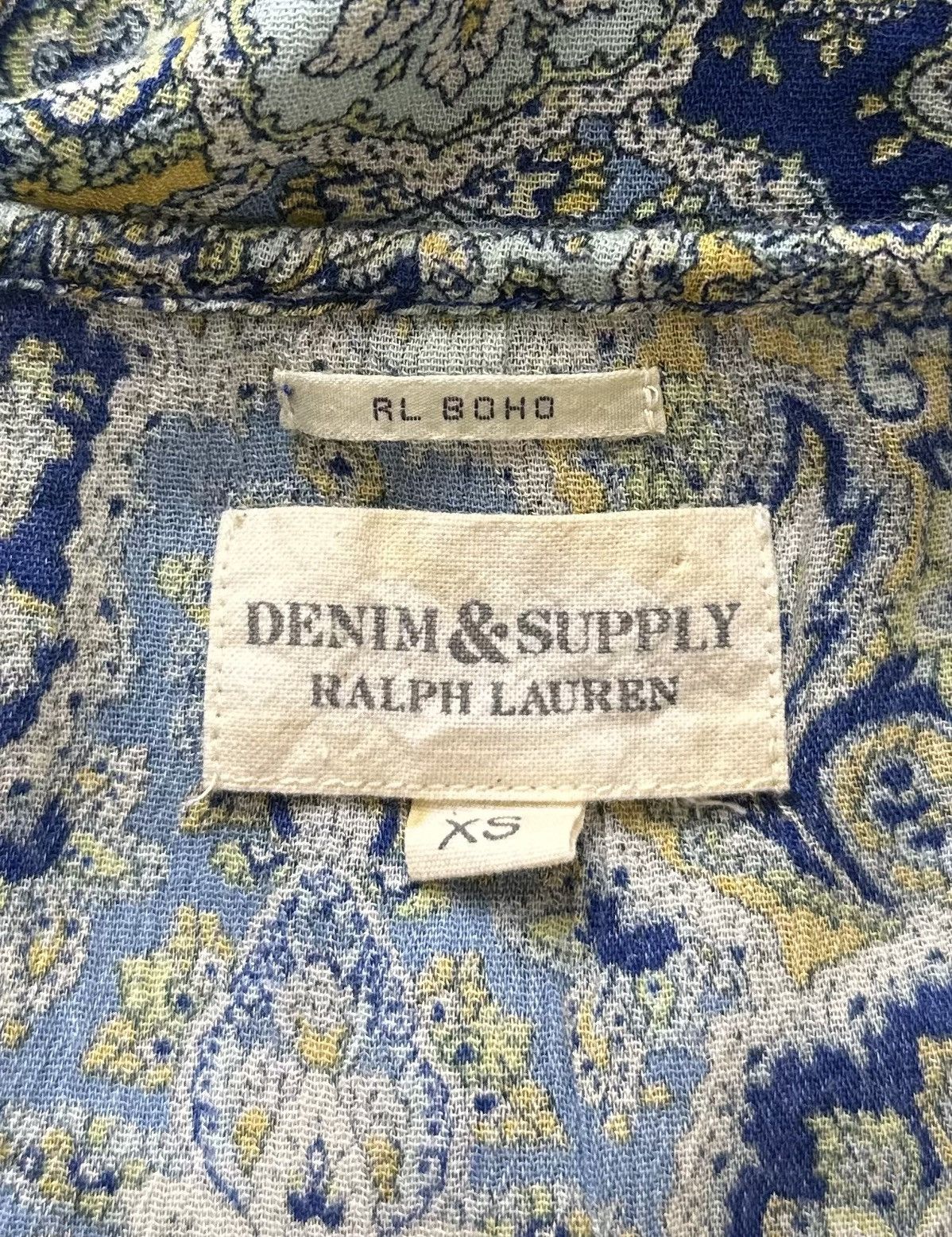 Denim & Supply Ralph Lauren Denim & Supply Ralph Lauren Viscose Blouse Shirt Tunic XS Size XS / US 0-2 / IT 36-38 - 7 Thumbnail