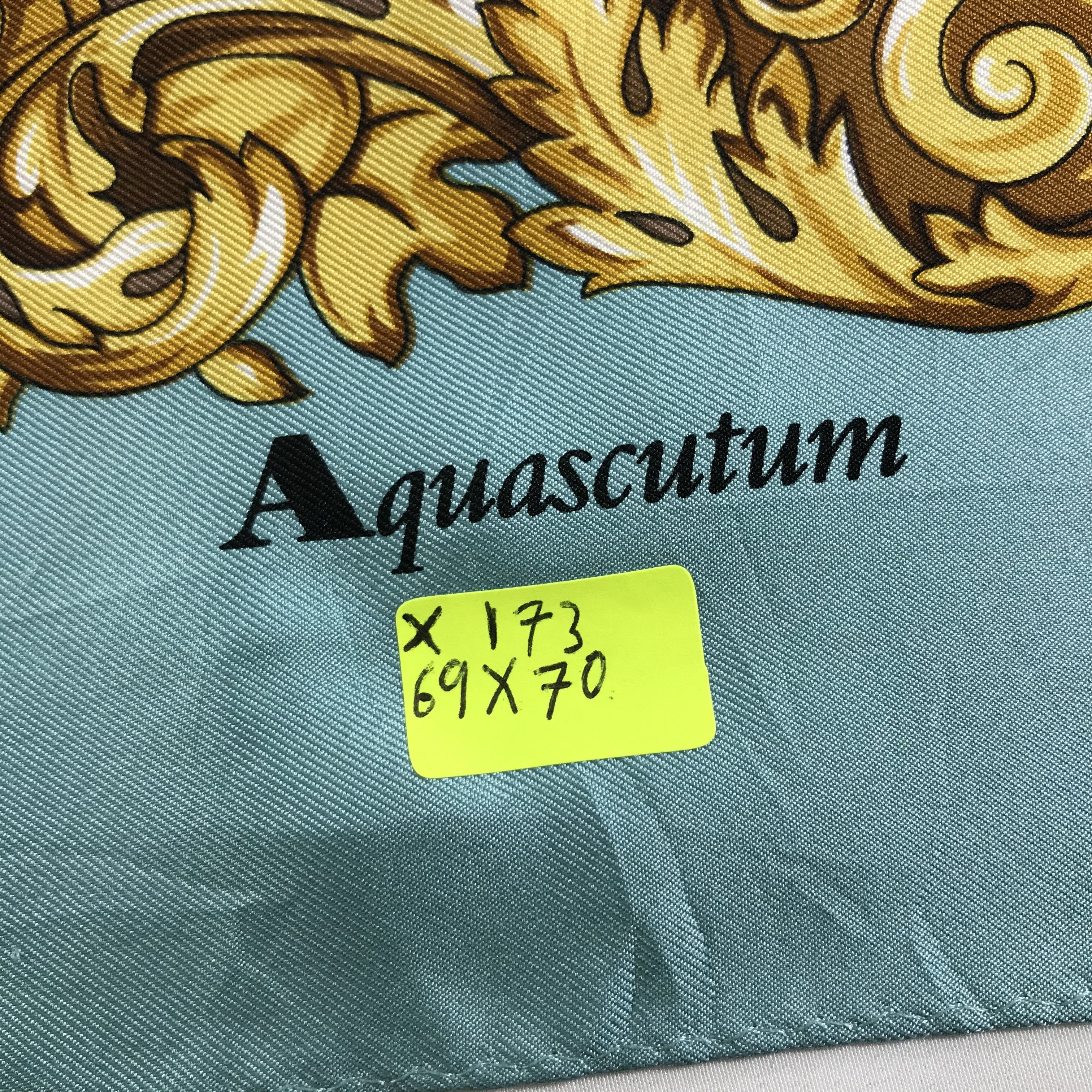 Aquascutum Vintage Aquascutum Silk Scarf Size ONE SIZE - 7 Thumbnail