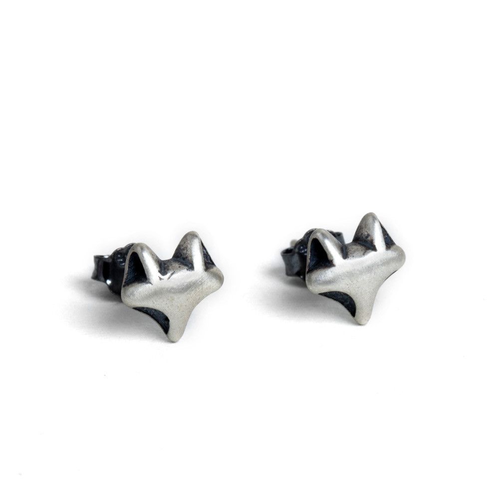 Jewelry Fox Hip-hop Earrings One Pairs Chrome Jewelry Size ONE SIZE - 5 Thumbnail