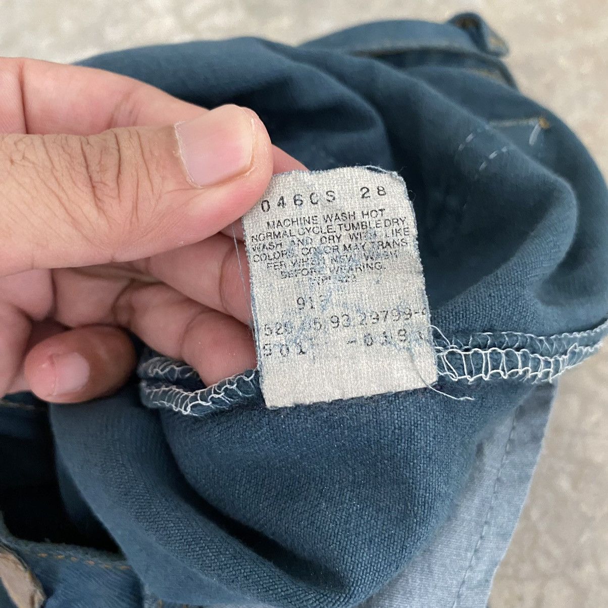 Levi's Vintage Late 80’s Levis 501 Faded Hunter Green Jeans Size US 32 / EU 48 - 17 Thumbnail