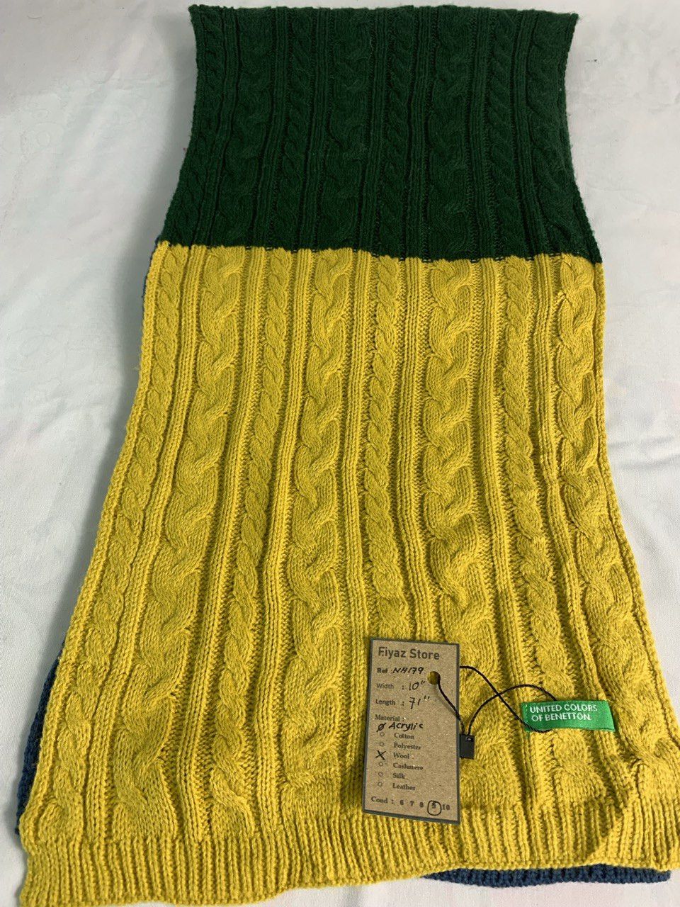 United Colors Of Benetton United Colors of Benetton Scarf / Muffler / Neckwear Size ONE SIZE - 4 Thumbnail