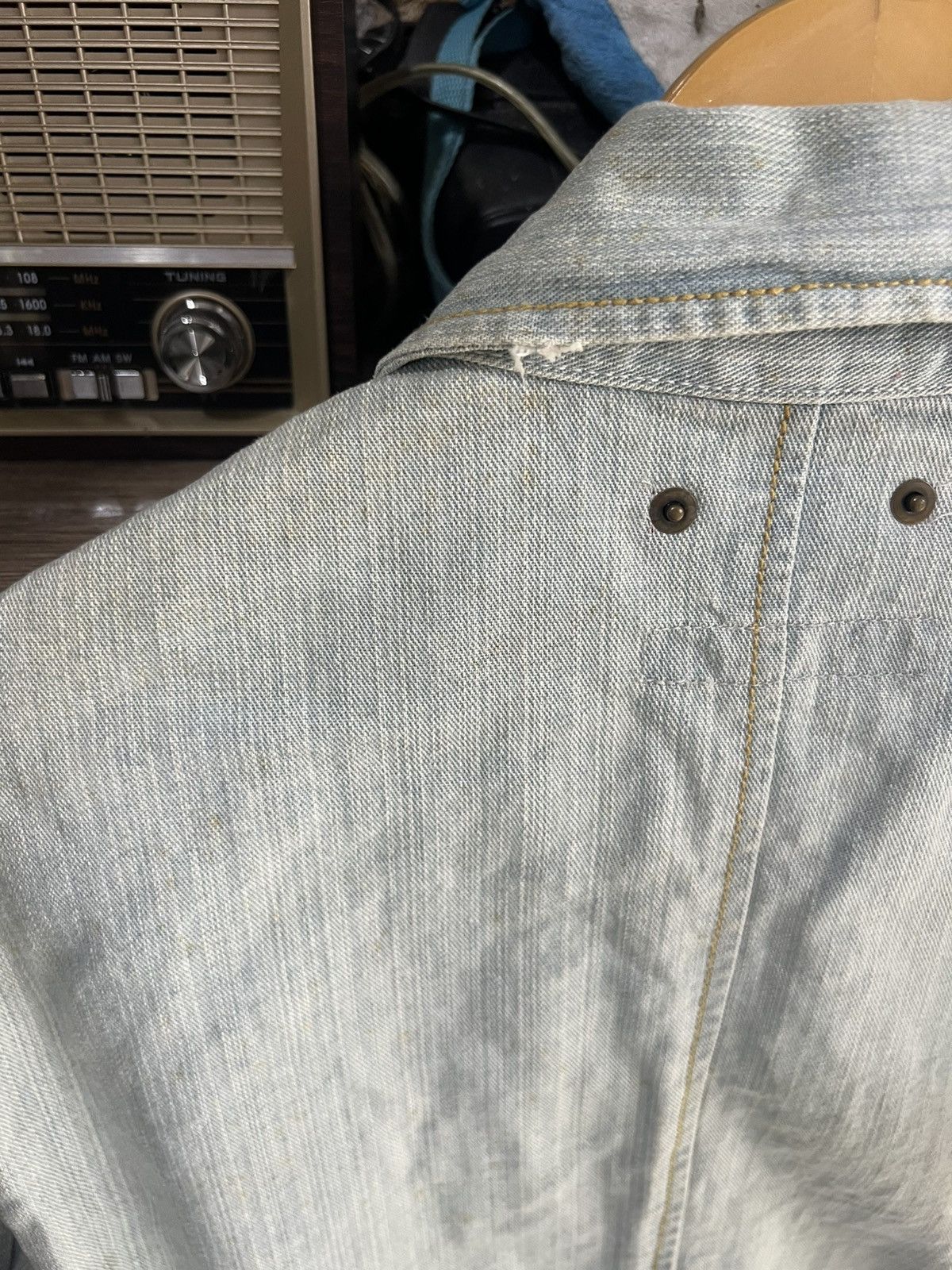 Japanese Brand 🔥Vintage Open Dich Union Made Denim Chore Jacket Size US M / EU 48-50 / 2 - 13 Thumbnail