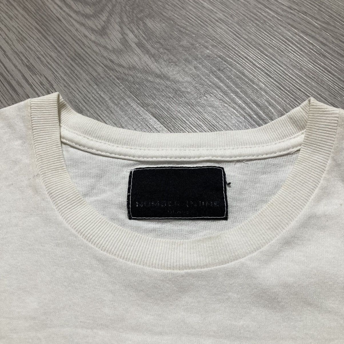 Number (N)ine Number (N)ine Spellout Logo Pocket T-shirt White Size US M / EU 48-50 / 2 - 14 Thumbnail