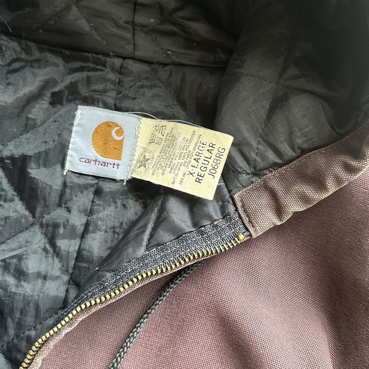 Carhartt Rare!!! Vintage 90s Carhartt J06 BRG Hooded Jacket Boxy XL Size US XL / EU 56 / 4 - 5 Thumbnail
