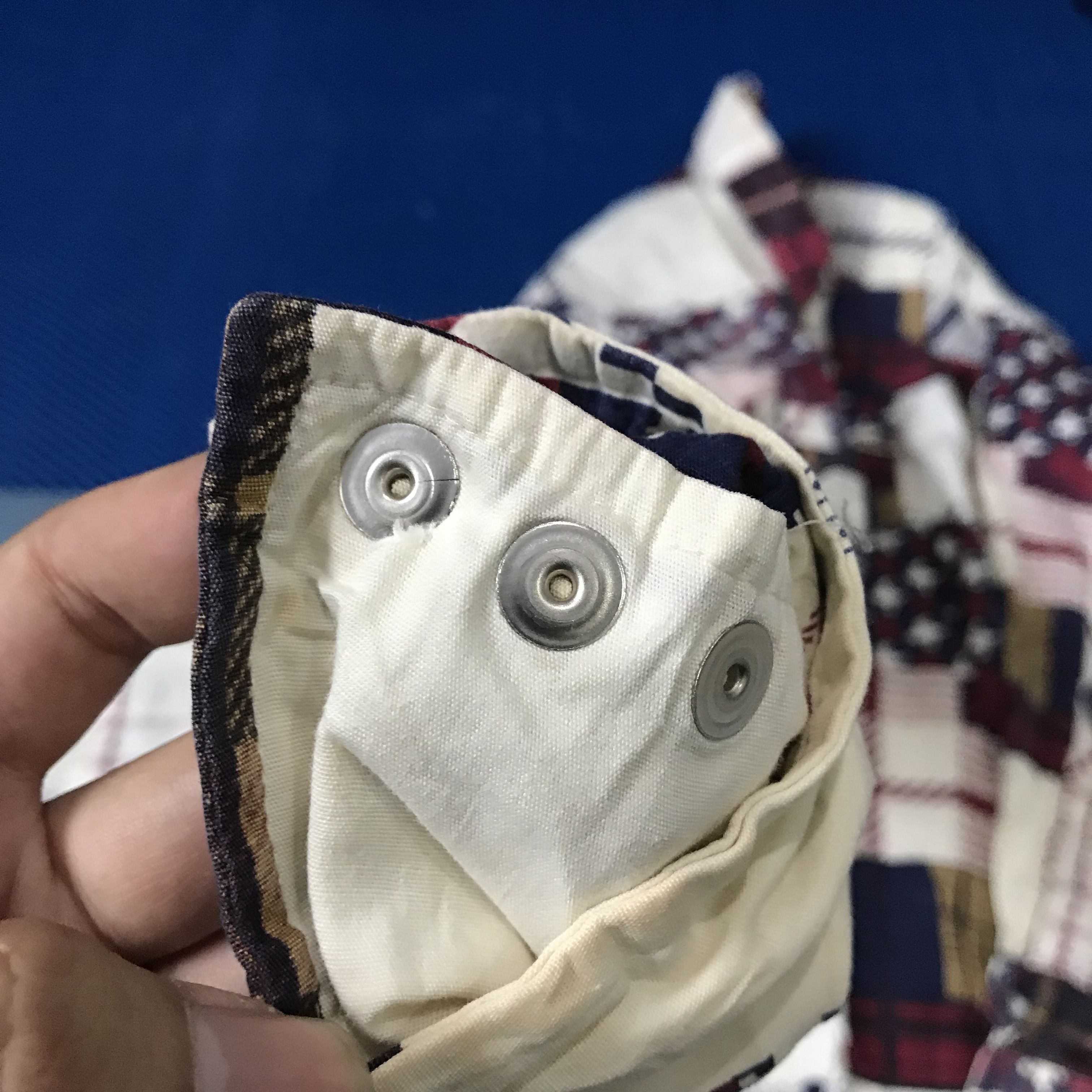 Towncraft Vintage Towncraft Jc penney tapered Non iron patchwork shirt Size US M / EU 48-50 / 2 - 5 Thumbnail