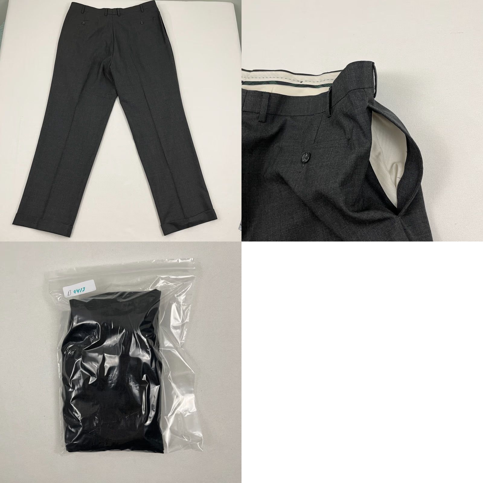 Ralph Lauren VTG LRL Ralph Lauren Wool Pants Mens 36x32 Total Comfort Gray Trousers Slacks Dress Pants Regular 36 Grey Wool 5-Pocket Size US 36 / EU 52 - 8 Thumbnail