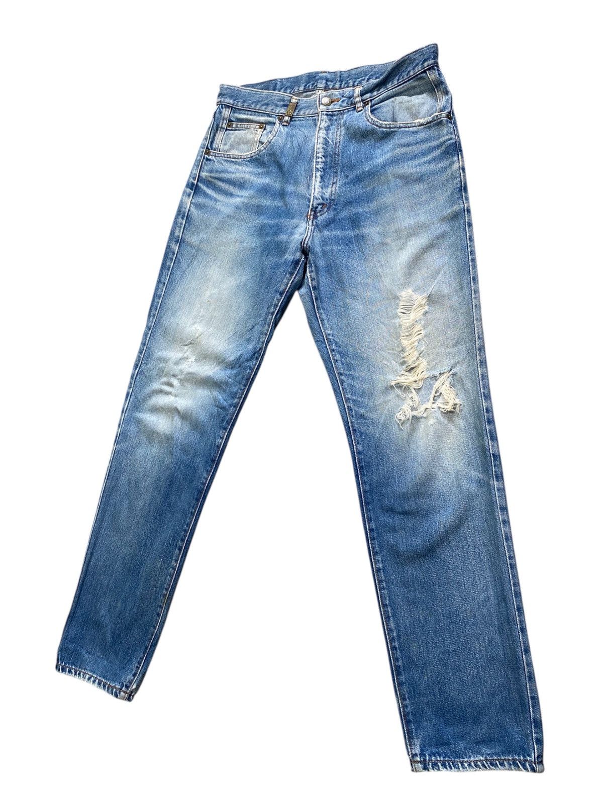 Kenzo 💥KENZO JEANS DISTRESSED DENIM PANT Size US 30 / EU 46 - 2 Thumbnail