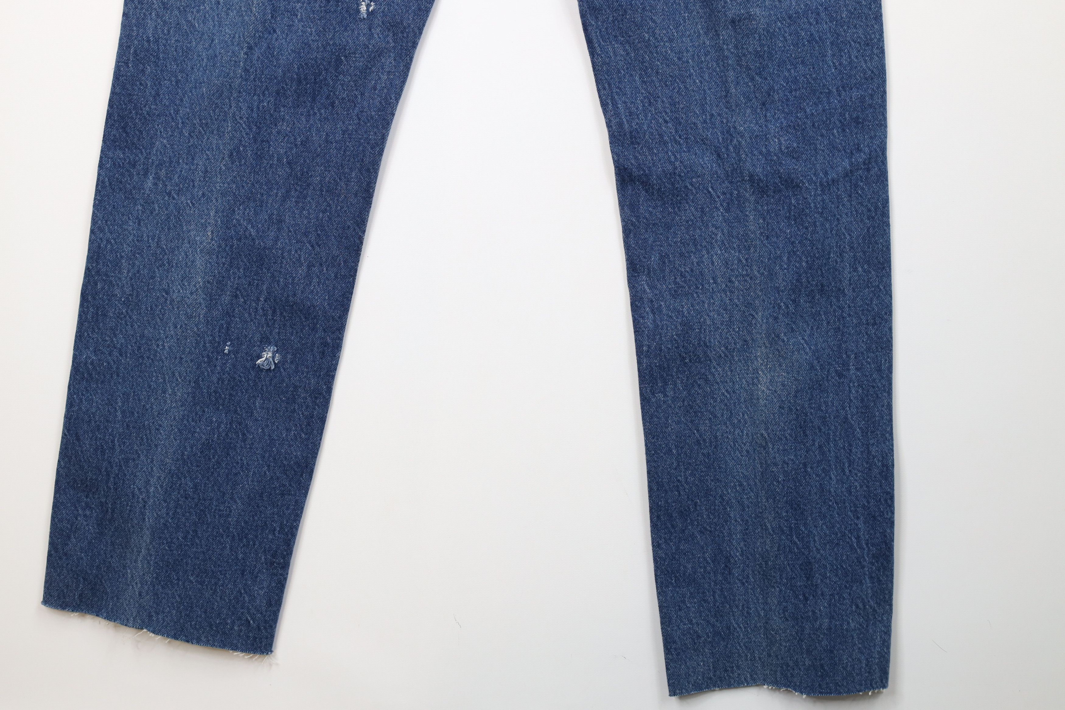Levi's Vintage 80s Levis 505xx Regular Straight Leg Jeans Blue USA Size US 34 / EU 50 - 15 Thumbnail