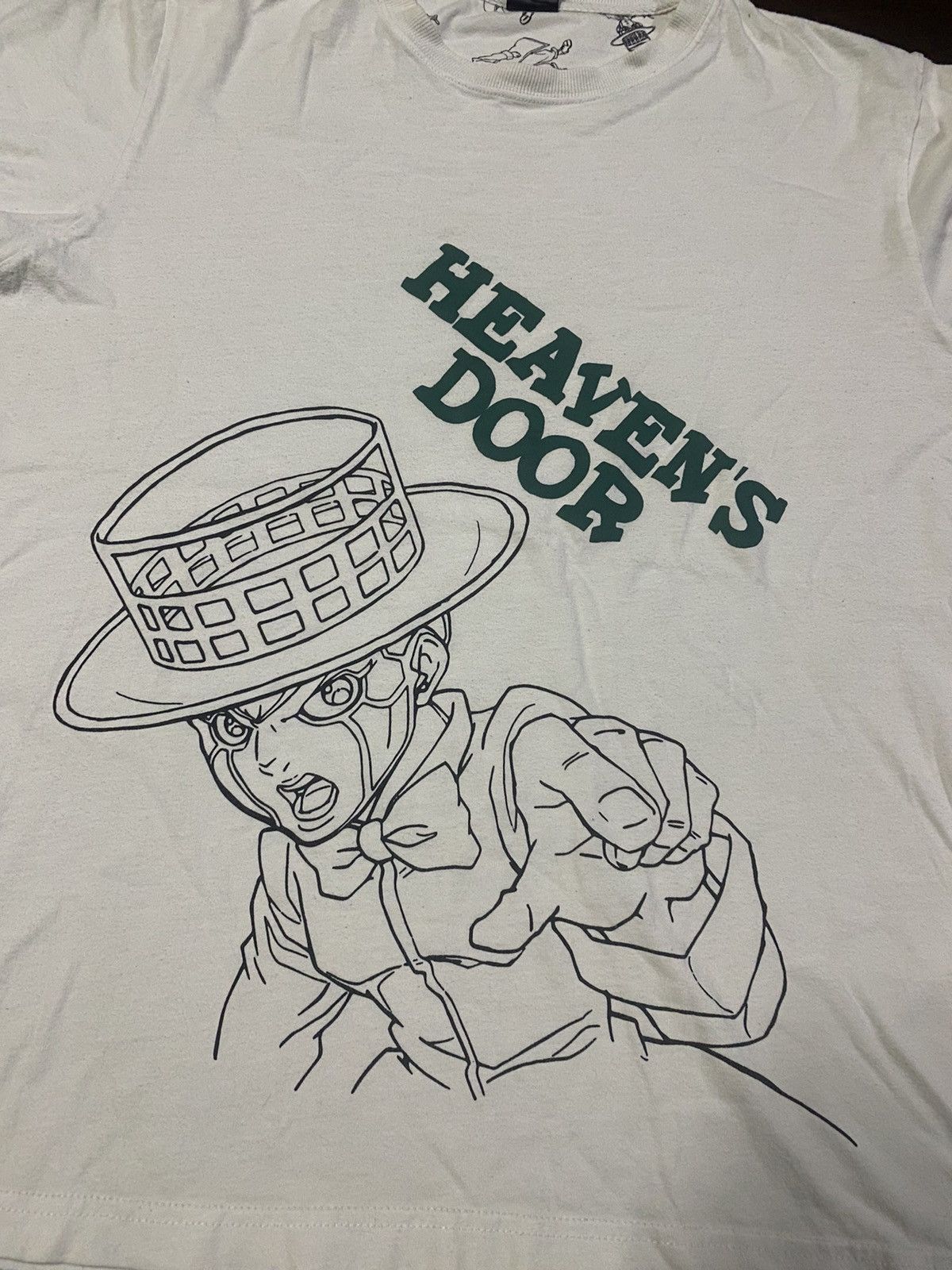 Anime × Cartoon Network × Japanese Brand VINTAGE JOJO'S BIZARRE ADVENTURE HEAVEN'S DOOR TSHIRT Size US L / EU 52-54 / 3 - 3 Thumbnail