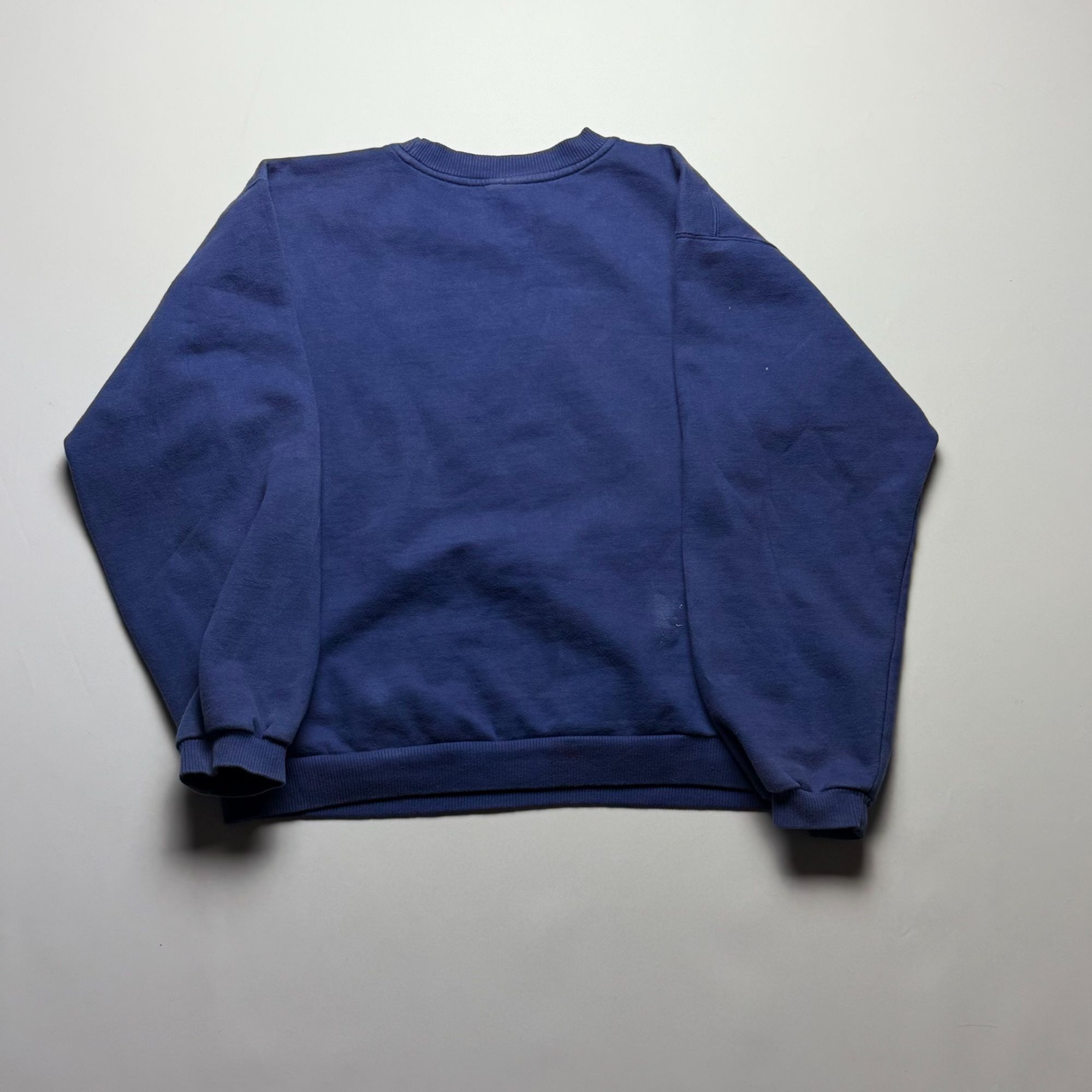 Nike Vintage 90s Nike Center Swoosh Embroidered Sweatshirt Royal Size US M / EU 48-50 / 2 - 4 Thumbnail