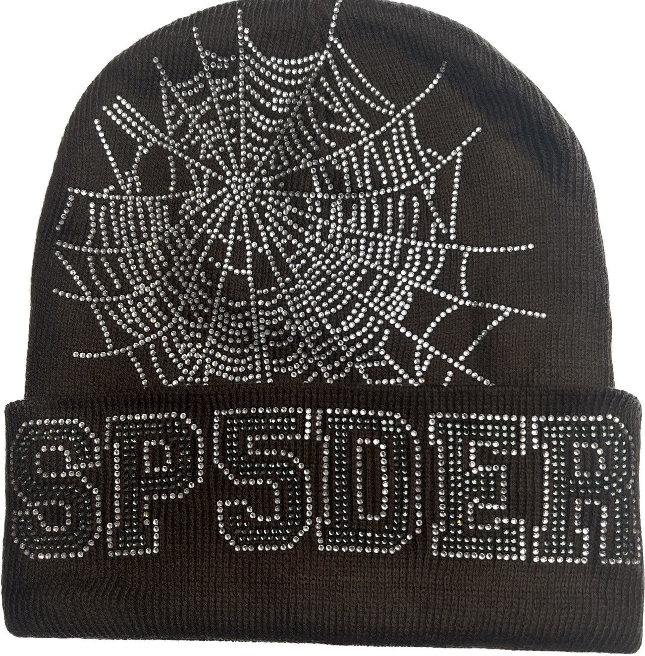 Sp5der Sp5der Rhinestone Beanie Size ONE SIZE - 1 Thumbnail