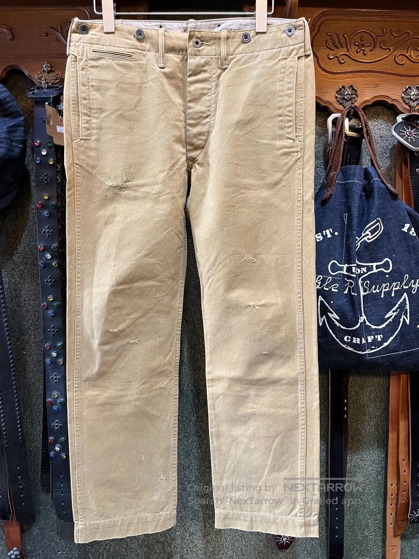 RRL Ralph Lauren vintage canvas work pants by Ralph Lauren. Size US 32 / EU 48 - 1 Thumbnail