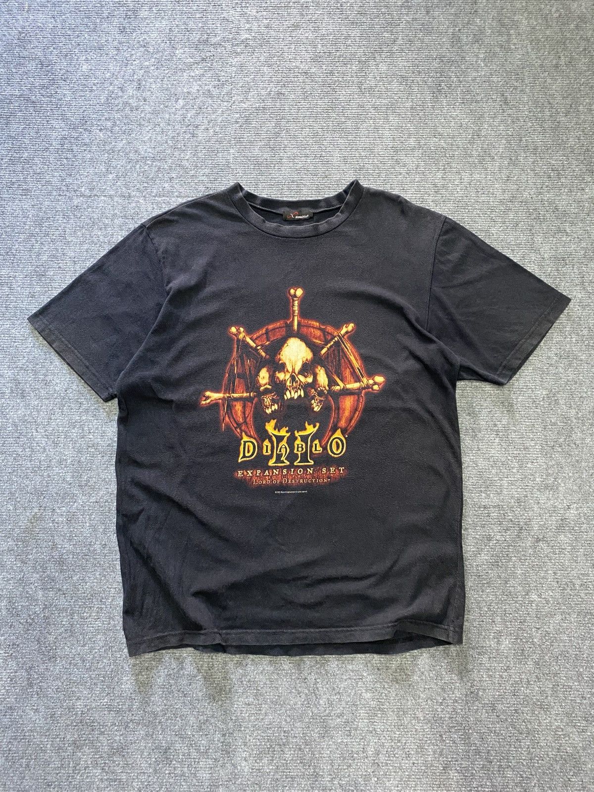 Vintage Diablo II Lord of Destruction Video Game T-Shirt