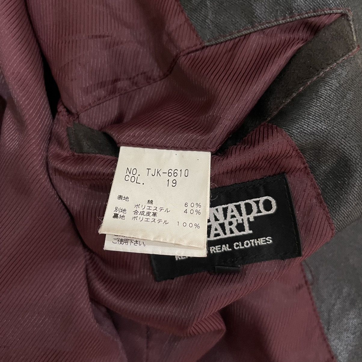 Japanese Brand Vintage Tornado Mart Synthetic Leather Part Jacket Size M / US 6-8 / IT 42-44 - 12 Thumbnail